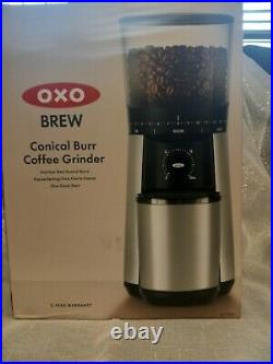 OXO Conical Burr Coffee Grinder 16oz Stainless Steel