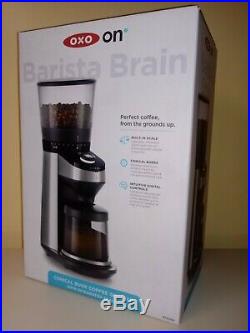 OXO On Barista Brain Conical Burr Coffee Grinder with Integrated Scale 8710200 New