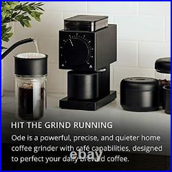Ode Brew Grinder Electric Burr Coffee Grinder, 120v, Type B Plug Matte Black