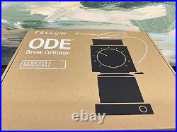 Ode Fellow Brew Grinder Gen 1 (Black) Fellow Coffee-Precise, powerful, quieter