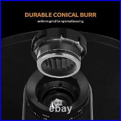 Ollygrin Coffee Bean Burr Grinder Electric Burr Mill Conical Coffee Grinder C