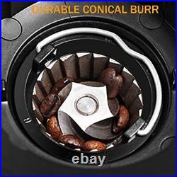 Ollygrin Coffee Bean Burr Grinder Electric Burr Mill Conical Coffee Grinder C