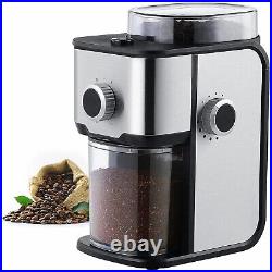 Ollygrin Flat Burr Coffee Grinder Electric, Coffee Bean Grinder Electric Espr