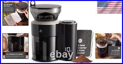 Onyx Black Burr Coffee Grinder with Built-in Scale Precision Brewing Essential Onyx Black Burr Coffee Grinder with Built-in Scale Precision Brewing Essential
