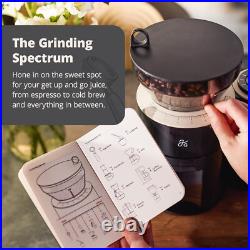 Onyx Black Burr Coffee Grinder with Built-in Scale Precision Brewing Essential Onyx Black Burr Coffee Grinder with Built-in Scale Precision Brewing Essential