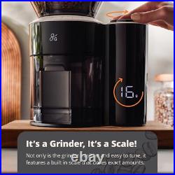 Onyx Black Burr Coffee Grinder with Built-in Scale Precision Brewing Essential Onyx Black Burr Coffee Grinder with Built-in Scale Precision Brewing Essential