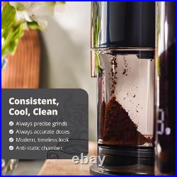 Onyx Black Burr Coffee Grinder with Built-in Scale Precision Brewing Essential Onyx Black Burr Coffee Grinder with Built-in Scale Precision Brewing Essential