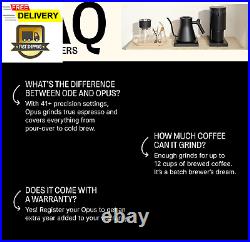 Opus Conical Burr Coffee Grinder All Purpose Electric Espresso Grinder 41