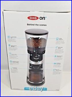 Oxo On Barista Brain Conical Burr Coffee Grinder with Integrated Scale 8710200 NIB