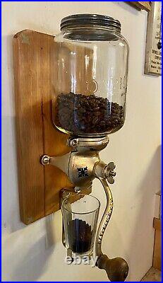 Parker Wall Mount Coffee Grinder Glass Hopper 449