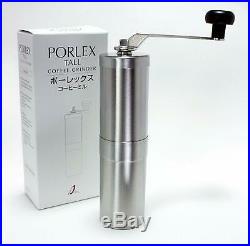Porlex Coffee Hand Mill Grinder Tall Japan Stainless steel Ceramics JAPAN NEW
