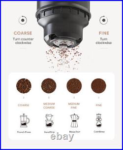 Portable All-in-One Coffee Maker Electric Coffee Bean Grinder Travel Office Home