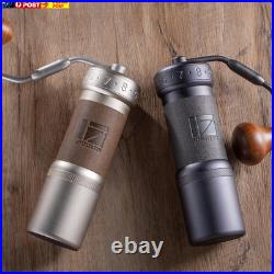 Portable Manual Coffee Grinder Adjustable Stainless Steel Burr