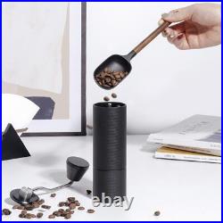 Portable Manual Coffee Grinder Chestnut STAINLESS STEEL BURRS Spices Nuts
