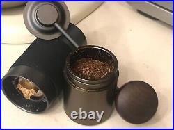 Portable Manual Coffee Grinder Hand Coffee Bean Burr Mill Espresso Office Travel