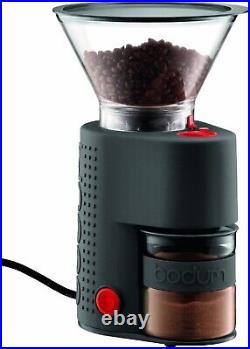 Precision Adjustable Burr Coffee Grinder Premium Black Versatile Bistro