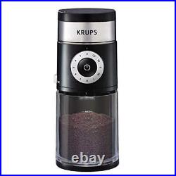 Precision Grinder Flat Burr Coffee for Drip/Espresso/PourOver/ColdBrew, 12