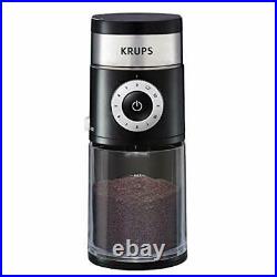 Precision Grinder Flat Burr Coffee for Drip/Espresso/PourOver/ColdBrew, 12 Cup