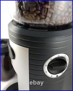 Professional Conical Burr Coffee Grinder 8.5-Oz. Black/Silver