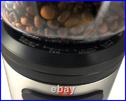 Professional Conical Burr Coffee Grinder 8.5-Oz. Black/Silver