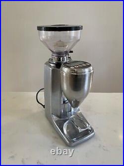 Quamar M80 On Demand Electronic Coffee Espresso Burr Grinder Stainless Steel