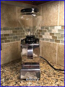 Quickmill Coffee Grinder With Glass Hopper 50mm Flat Burrs