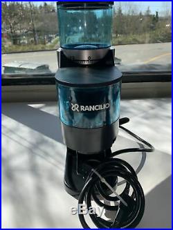 Rancilio Rocky Doser Stainless Steel 50mm Flat Burr Espresso Grinder USED