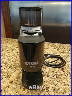 Rancilio Rocky Espresso Coffee Grinder with Doser Chamber. Clean and ready to use