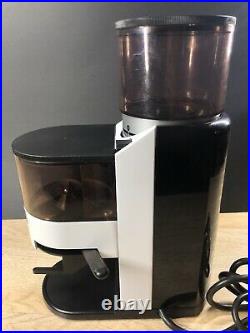Rancilio Rocky Espresso Coffee Grinder with Doser Chamber White. Tested Works