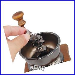 ReaLegend Wooden Manual Coffee Grinder Vintage Style Hand Coffee Mill Burr Co