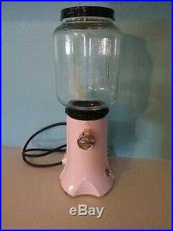 Retro KitchenAid Pink Coffee Grinder Glass Globe Kitchen Aid KCG200PK1 Burr