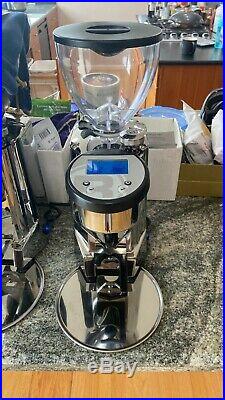 Rocket Fausto Italian Espresso Coffee Grinder 65MM Burrs Digital Timer Chrome