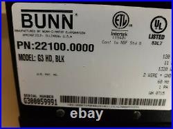 SALE! SANITIZED! Bunn G3 HD Commercial 3 lb Coffee Grinder READY TO USE! #9991