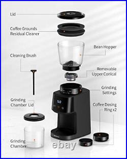 SHARDOR Coffee Grinder with Precision Electronic Timer Conical Burr Electric