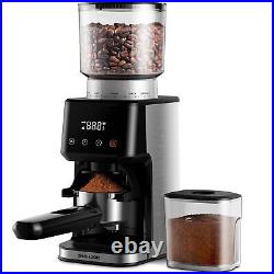 SHARDOR Conical Burr Coffee Grinder Electric for Espresso with Precision Elec