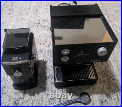 Saeco Aroma Espresso Machine Black Metal Sin-015xn + Saeco Burr Coffee Grinder