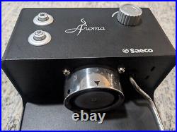 Saeco Aroma Espresso Machine Black Metal Sin-015xn + Saeco Burr Coffee Grinder