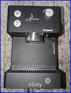 Saeco Aroma Espresso Machine Black Metal Sin-015xn + Saeco Burr Coffee Grinder