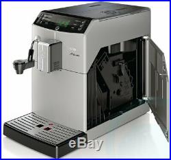 Saeco Minuto 1 Touch Super-Automatic Silver Espresso Machine LCD Macchiato Drip