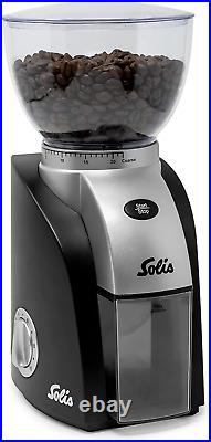 Scala Compact Conical-Burr Coffee Grinder, Black