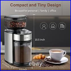 Secura Conical Burr Coffee Grinder Electric Coffee Bean Grinder with 25 Preci