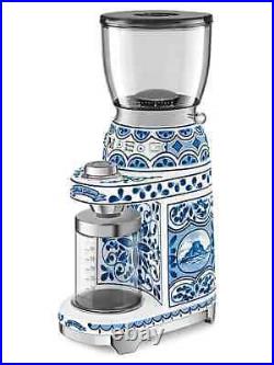 Smeg x Dolce&Gabbana Blu Mediterraneo Coffee Grinder CGF01DGBUS