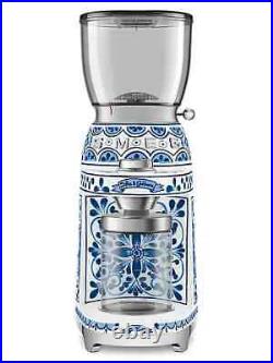 Smeg x Dolce&Gabbana Blu Mediterraneo Coffee Grinder CGF01DGBUS