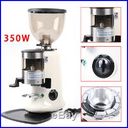 Stainless Commercial Coffee Grinder Electric Grind Semi-Auto Burr Mill Espresso