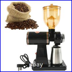 Stainless Steel 8 Stalls Electric Cone Burr Grinder for Coffee Beans Seeds Nuts
