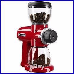 Stainless Steel Burr French Press Espresso Whole Bean Nut Spice Coffee Grinder