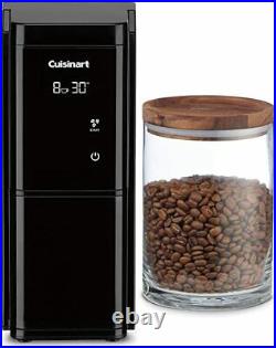 Touchscreen 8 oz. Black Burr Coffee Grinder