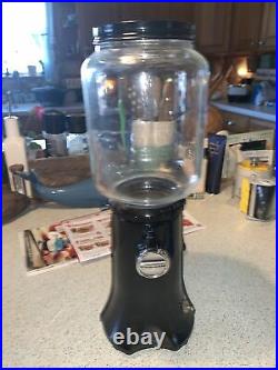 Vintage 1950's KitchenAid Coffee Mill Grinder KCG200OB1 Black Base Glass Jar