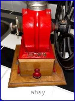 Vintage Elma Coffee Grinder Cast Iron Antique Grandmothers Collectables