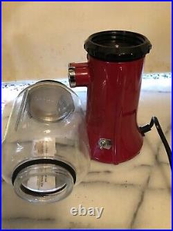 Vintage KItchenaid a-9 Kcg 200 Rare Red Free Ship Burr Coffee Grinder A9